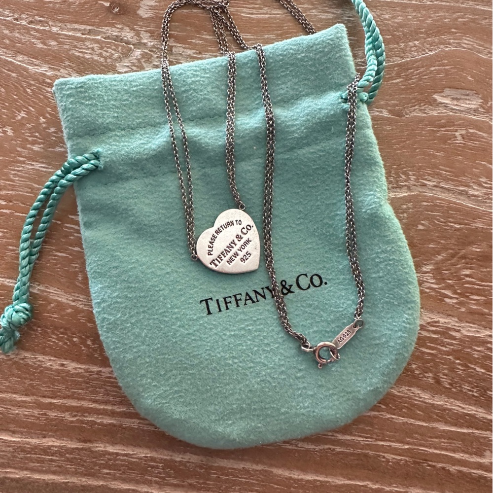 Authentic Tiffany Double Chain Necklace